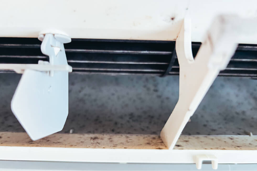 エアコン内部クリーニングBEFORE